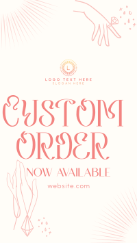 Order Custom Jewelry Instagram Story Design