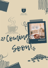 Polaroid Cafe Coming Soon Flyer Image Preview