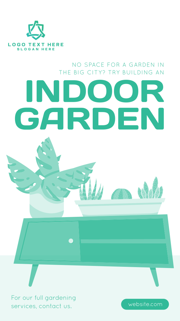 Living Garden Facebook Story Design Image Preview