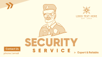 Security Officer Facebook Event Cover Design