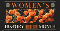 Women's History March Facebook Ad Design
