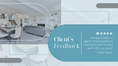 Modern Minimalist Real Estate Facebook event cover Image Preview