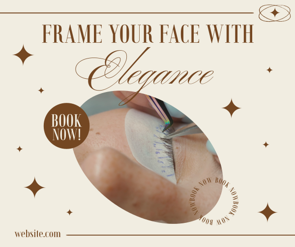 Elegant Eyelash Facebook Post Design Image Preview