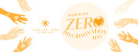 Zero Discrimination Day Celeb Facebook cover Image Preview