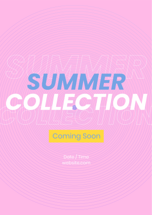 90's Lines Summer Collection Flyer Image Preview