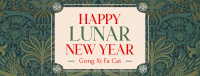 Lunar New Year Celebration Facebook Cover Design