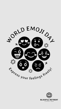 Fun Emoji Day Instagram story Image Preview
