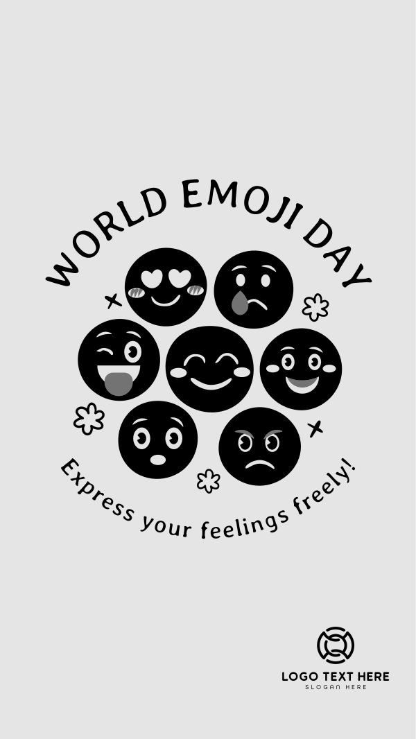 Fun Emoji Day Instagram Story Design