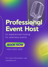 Professional Host for Hire Poster Preview