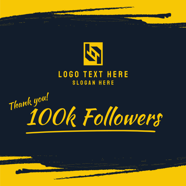 Thank You Followers Instagram Post Design Image Preview