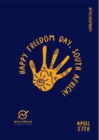 Freedom Day Hand Flyer Image Preview