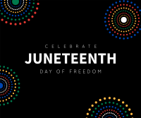 Colorful Juneteenth Facebook post Image Preview