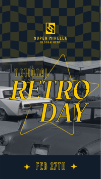 National Retro Day Facebook Story Image Preview