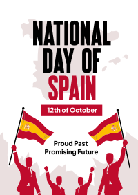 Spain: Proud Past, Promising Future Flyer Design