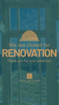 Closed for Renovation YouTube short Image Preview