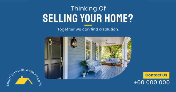 Together We Sell Your House Facebook Ad Design Image Preview