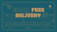 Brutalism Free Delivery Animation Preview