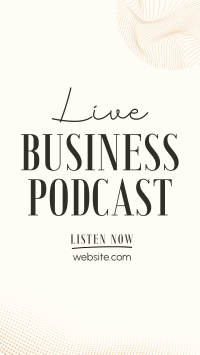 Corporate Business Podcast Facebook Story Design