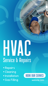 HVAC Technician Instagram reel Image Preview