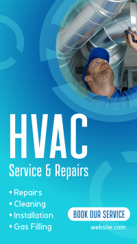 HVAC Technician Instagram Reel Image Preview