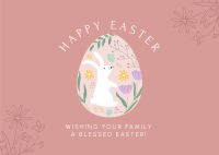 Decorative Easter Egg Postcard Image Preview