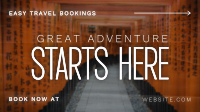Modern Minimalist Travel Booking Animation Preview