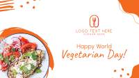 Happy Vegetarian Day! Facebook Event Cover Design