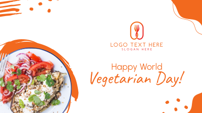 Happy Vegetarian Day! Facebook event cover Image Preview