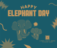 Artsy Elephants Facebook Post Design
