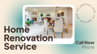 Home Renovation Services Facebook Event Cover Design