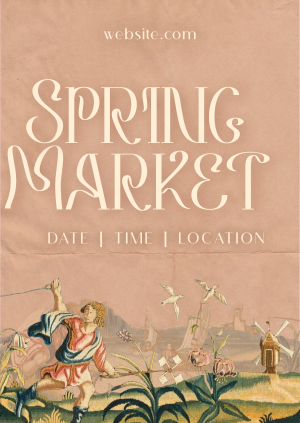 Rustic Spring Sale Poster Image Preview