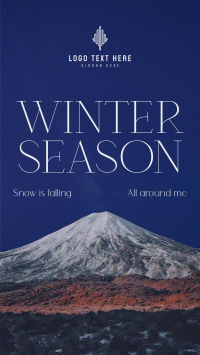 Winter Season Facebook story Image Preview