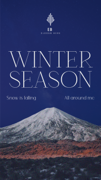 Winter Season Facebook story Image Preview