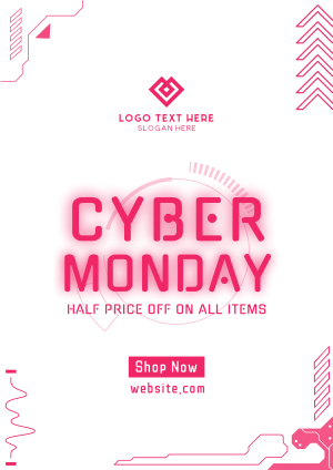 Virtual Monday Shopping  Flyer Image Preview