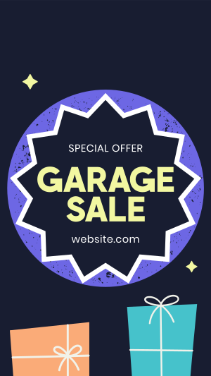 Garage Sale Ad Instagram story Image Preview