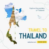 Explore Thailand Instagram Post Design