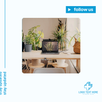 Plant Follow Us Instagram Post Preview