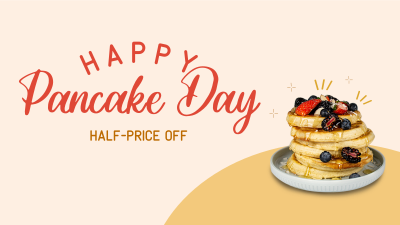Pancake Promo Facebook event cover Image Preview