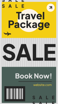 Travel Package Sale TikTok Video Design