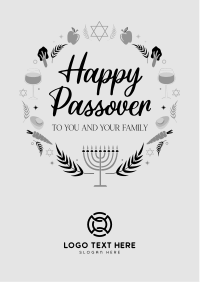 Passover Wreath Flyer Image Preview