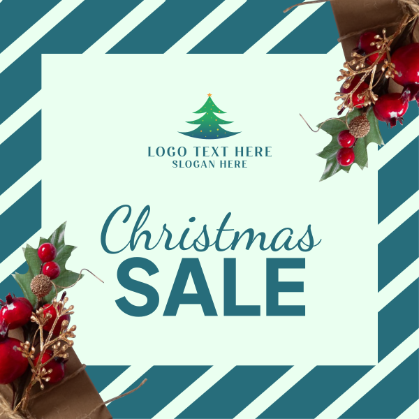 Christmas Sale Instagram Post Design Image Preview