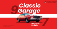 Classic Garage Facebook Ad Design