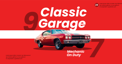 Classic Garage Facebook ad Image Preview