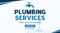 Home Plumbing Services Facebook Event Cover Design