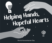 Helping Hands Humanitarian Day Facebook Post Image Preview