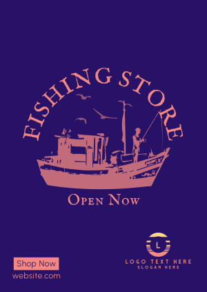 Fishing Store Poster Image Preview