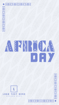 African Tribe YouTube Short Design