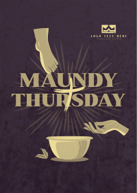 Maundy Thursday Cleansing Poster Image Preview