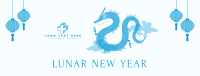New Year of the Dragon Facebook cover Image Preview