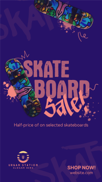 Streetstyle Skateboard Sale TikTok Video Image Preview